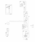 Cam Crankshaft Oil Piston Diagram and Parts List for  Briggs and Stratton Engine